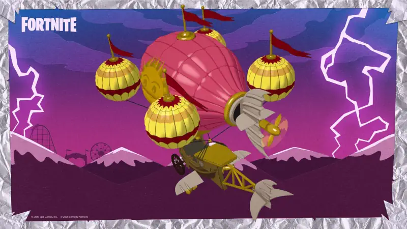 Fortnite South Park Born in Chaos Guide How to Get the Imaginationland Airship Glider (2026)