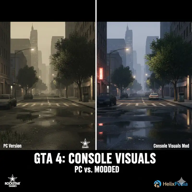 GTA 4 Mod Console Visuals The Complete Edition (FusionFix) Impressions and Download Options
