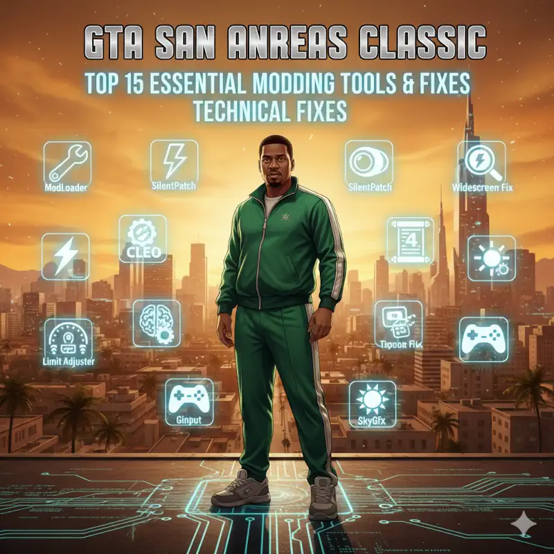 GTA San Andreas Classic: Top 15 Best Essential Modding Tools & Must-Have Technical Fixes HelixPedia