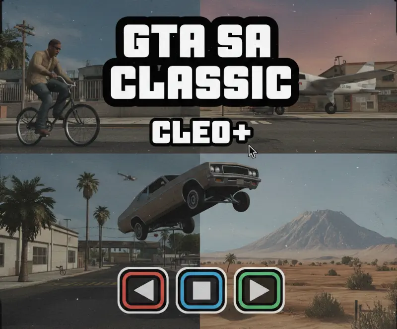 GTA San Andreas Classic Mod CLEO+ Impressions and Download Options HelixPedia