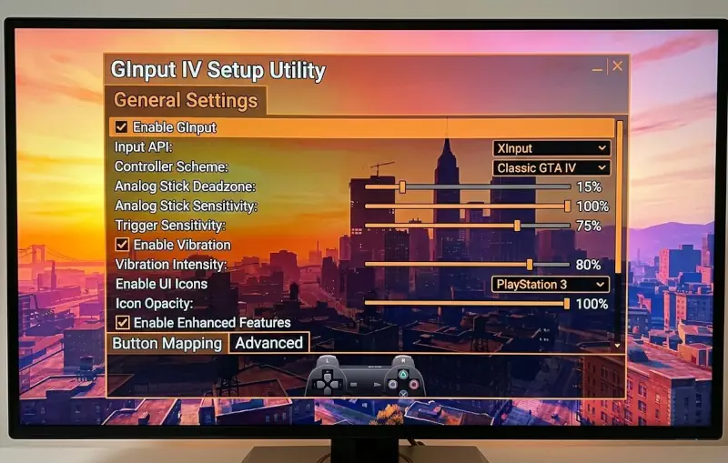 GTA 4 Mod GInput IV: Impressions and Download Options HelixPedia
