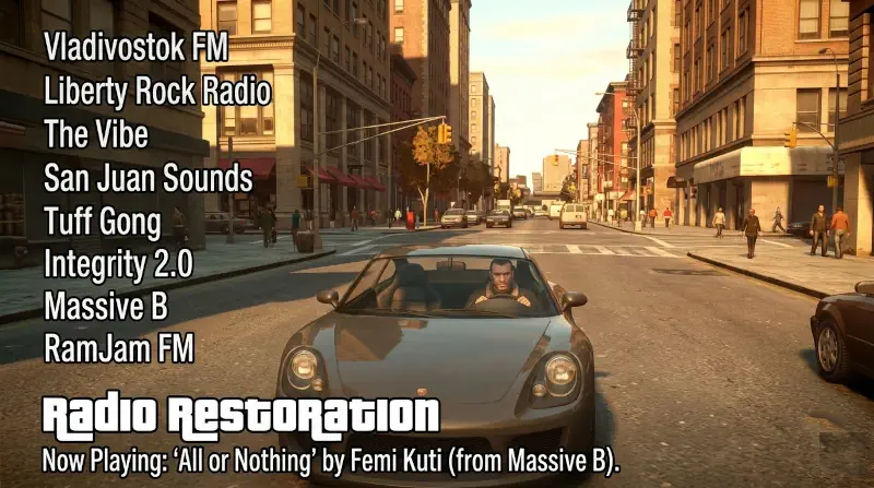 GTA 4 Mod Radio Restoration: Impressions and Download Options HelixPedia