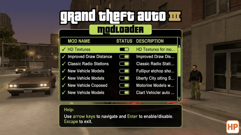 GTA 3 Classic Mod ModLoader Impressions and Download Options HelixPedia