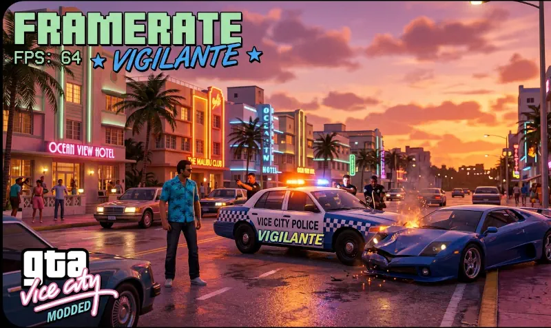 GTA Vice City Classic Mod Framerate Vigilante Impressions and Download Options HelixPedia