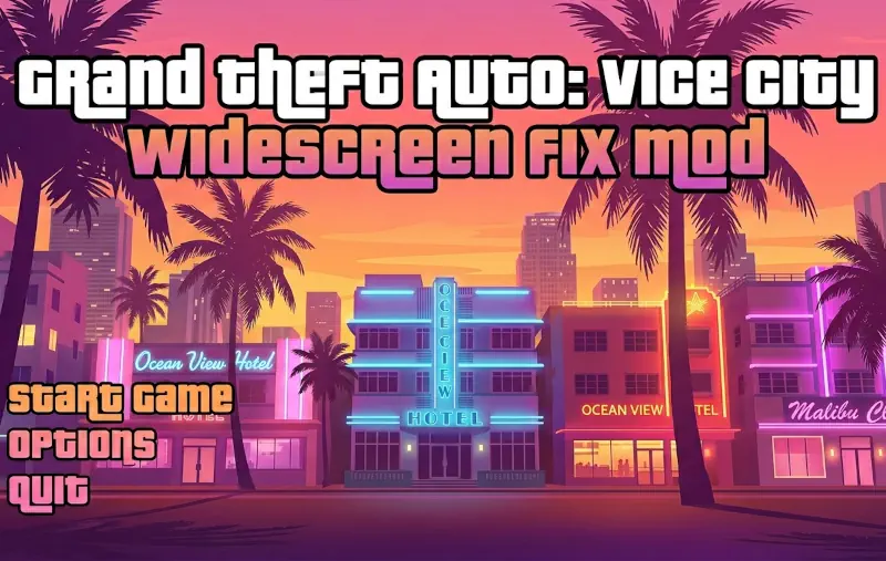 GTA Vice City Classic Mod Widescreen Fix Impressions and Download Options HelixPedia