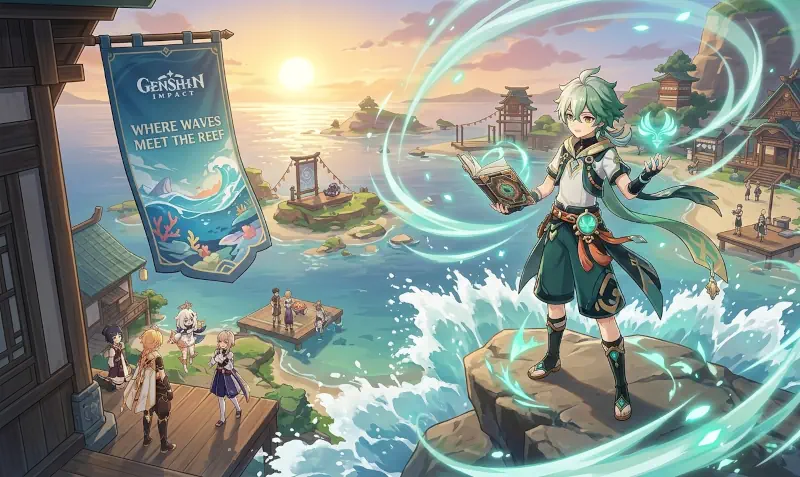 Genshin Impact Where Waves Meet the Reef Guide How to Get Jahoda for Free (2026) HelixPedia